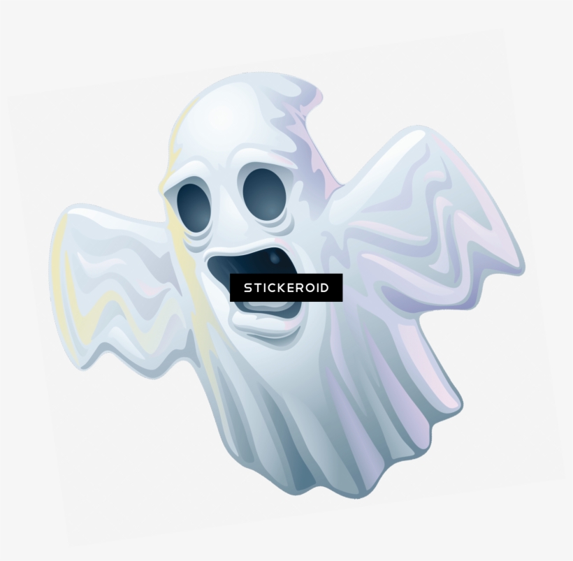 Spooky Ghost Halloween - Halloween Ghost Png, transparent png download