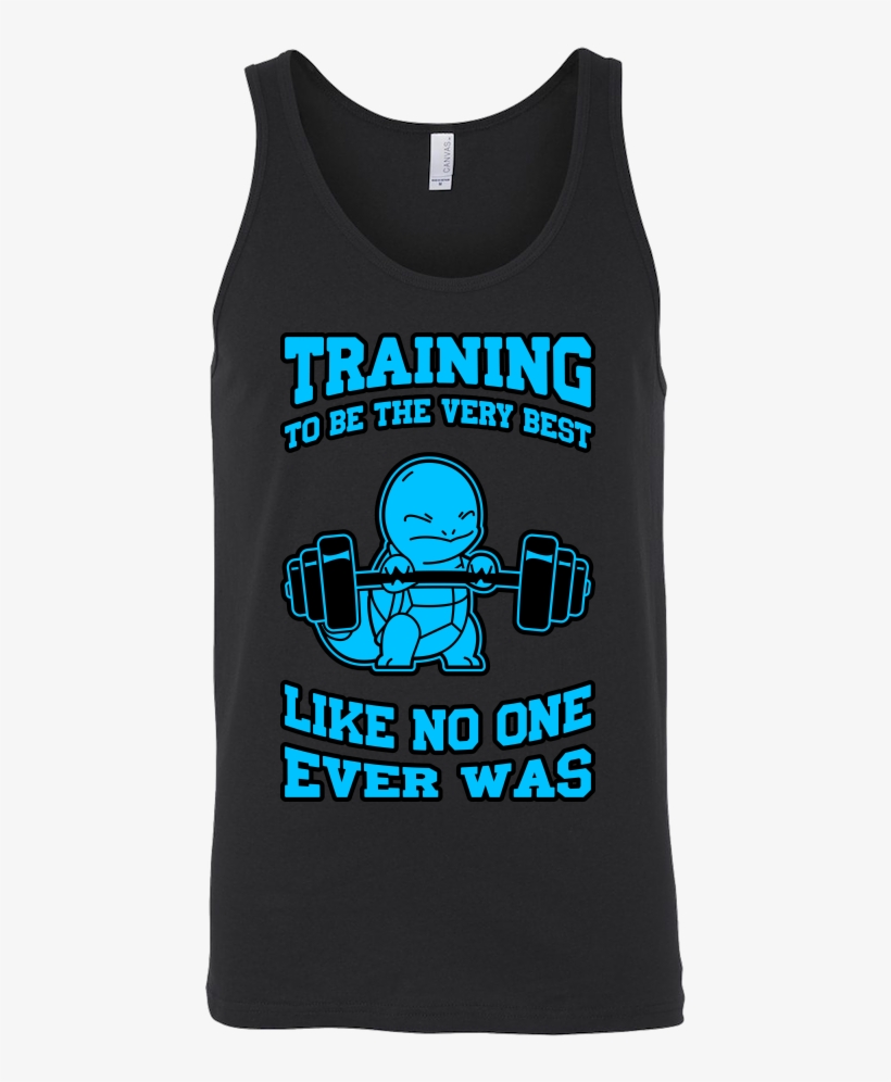Pokemon Squirtle Training Unisex Tank Top T Shirt - Nfl, transparent png download