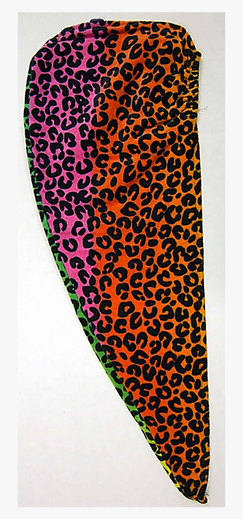 Towel Head Cheetah V=1527194358 - Bunk Junk Rainbow Leopard Towel Turban, transparent png download