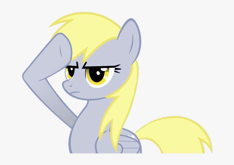 Image - Rainbow Dash Salute, transparent png download