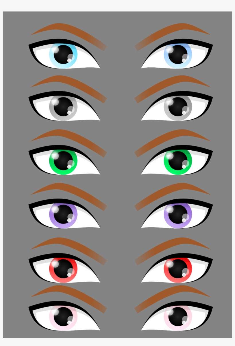 If These Eyes Won, I Would Like The Eyes In The Colors - Illustration, transparent png download