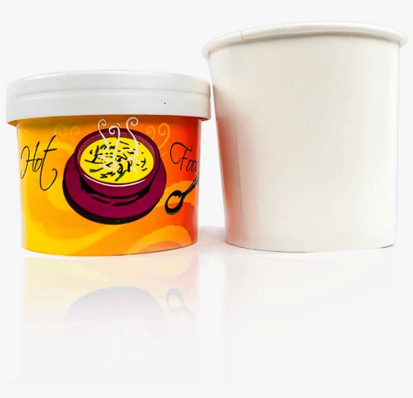 Paper Soup Containers - Paper, transparent png download