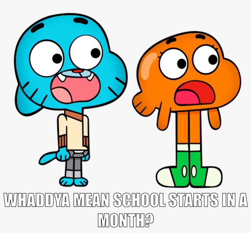 These Memes And Over 50 Others Can Be Found In My Teachers - Gumball And Darwin Art, transparent png download