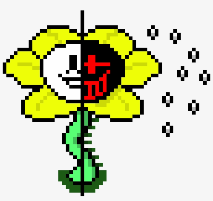 Flowey Sprite - Evil Flowey Sprite PNG Image | Transparent PNG Free ...
