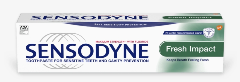 Sensodyne Fresh Impact Toothpaste - Sensodyne Extra Whitening Tooth Paste, transparent png download