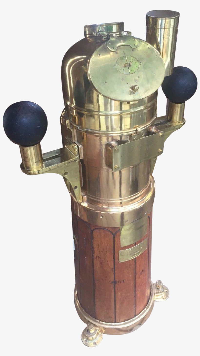Antique Henry Hughes Binnacle Compass 1906 Rms Mauretania - Antique, transparent png download