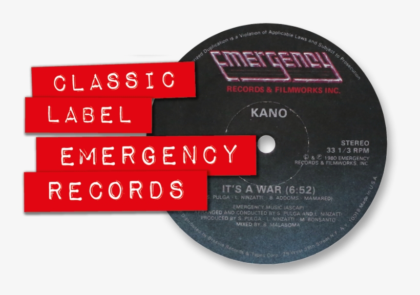 Emergency Was A New York Label Underpinned By Italian - Label, transparent png download