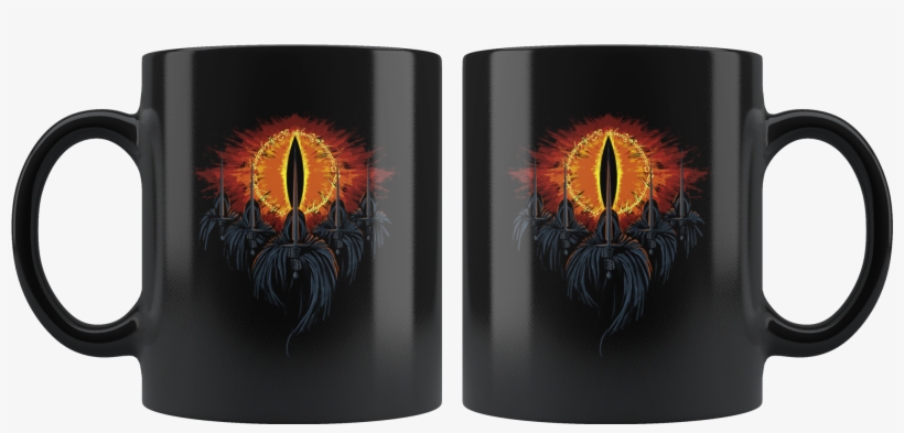 Nazgûl & Eye Of Sauron - Mug, transparent png download