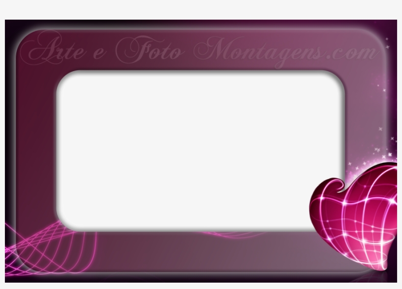 Molduras - Love Heart, transparent png download