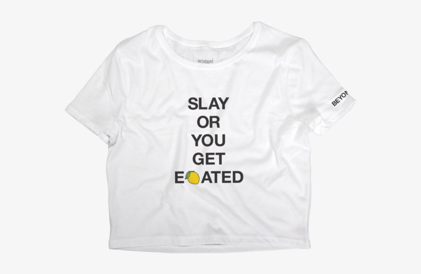 And This Cute, Cropped 'slay Or Get E Nated' Tee Can - Gift, transparent png download