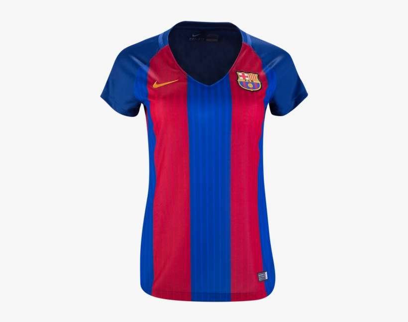 Barcelona 16/17 Women's Home Soccer Jersey - Barcelona 16 17 Women, transparent png download