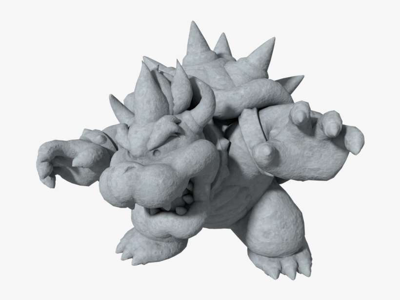 Download Zip Archive - Bowser Statue Super Mario World, transparent png download