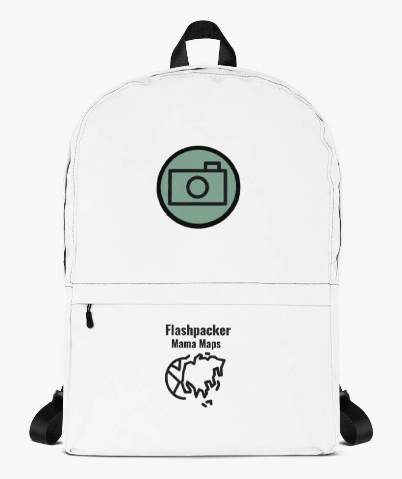 Flashpacker Mama Maps Official Tourist Backpack - Backpack, transparent png download