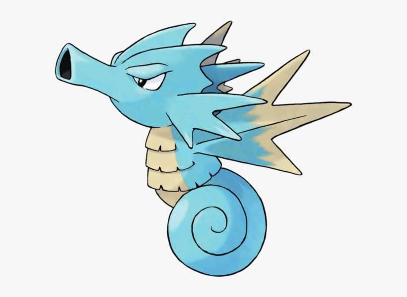 Horsea's Evolution, Seadra, Is Pretty Much All Menace, - Pokemon Seadra, transparent png download