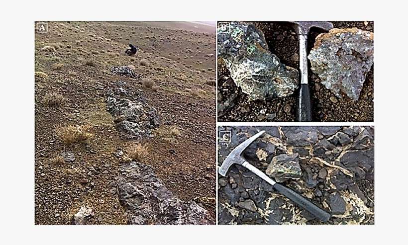 Zn Mineralization Zone In Aftabrou Area - Cobblestone, transparent png download