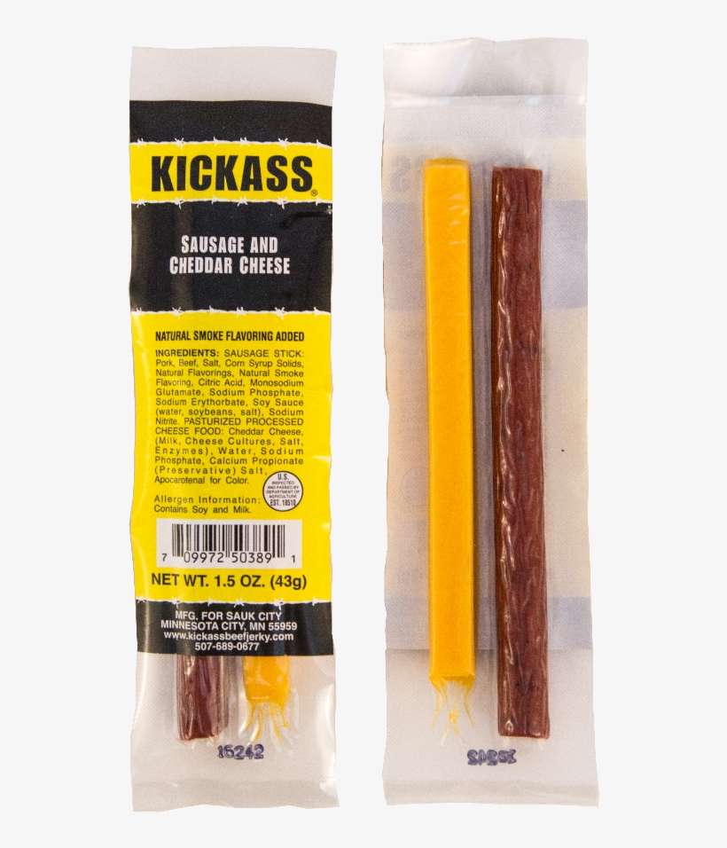 Sausage And Cheddar Snack Sticks 14ct - Sausage, transparent png download