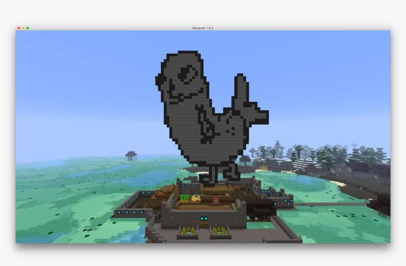 Minecraft Dickbutt Pixel "art" - Dickbutt Pixel Art Minecraft, transparent png download