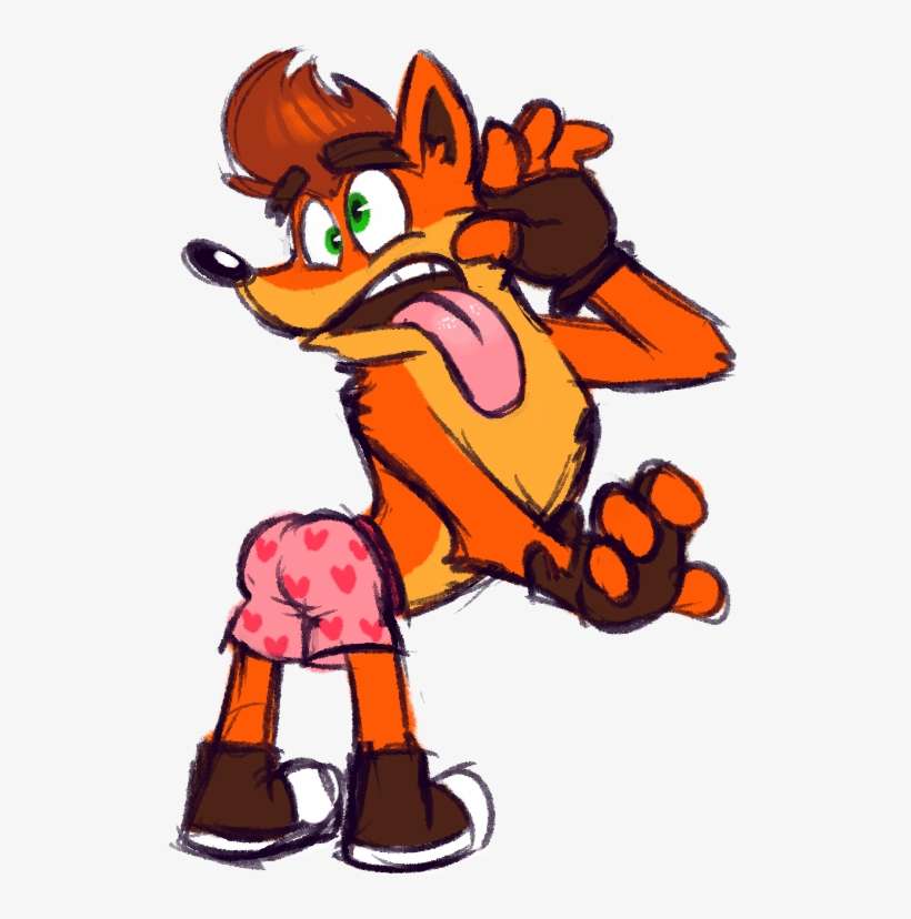 Png - Crash Bandicoot Butt, transparent png download