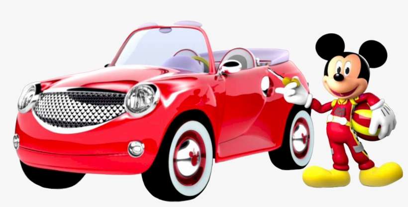 Mickey Mouse Car Daisy Duck Minnie Mouse 1932 Ford - Mickey And The Roadster Racers Mickey's Car, transparent png download