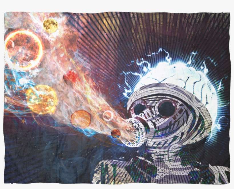 Astral Fumes Fleece Blanket Final - Canvas, transparent png download