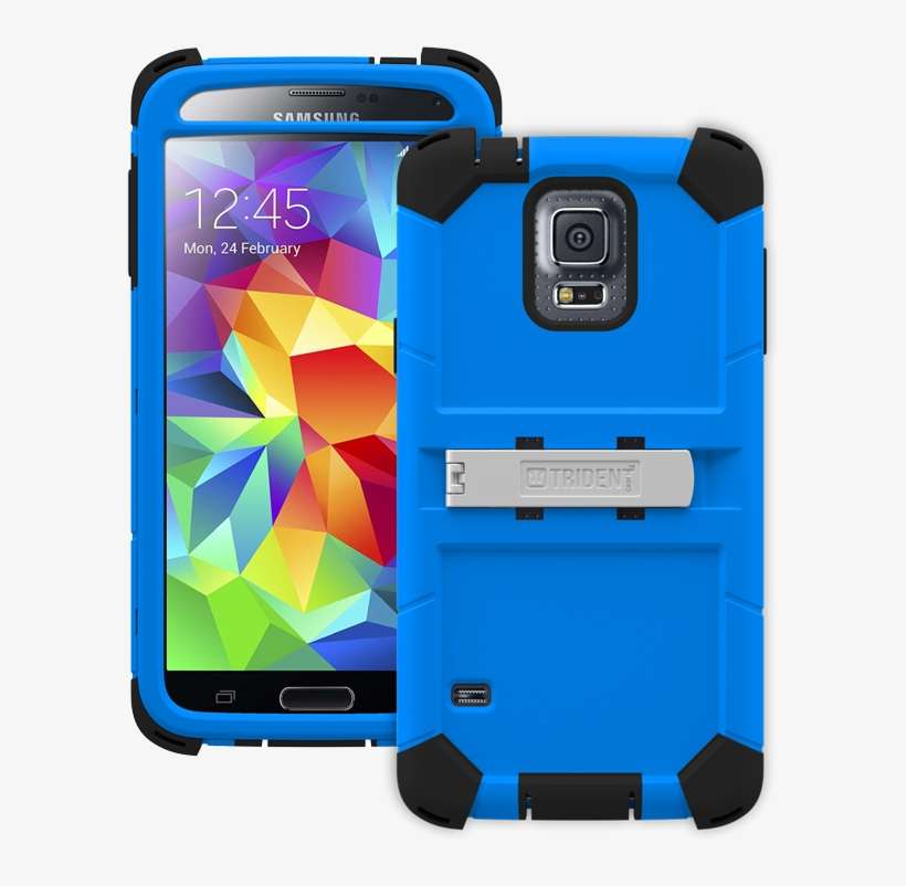 Trident Samsung Galaxy S5 Kraken Ams Case - Blue, transparent png download