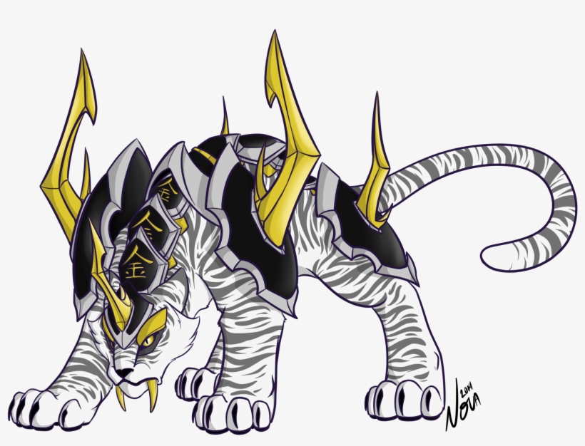 Bai Hu The Tiger - White Tiger Bai Hu, transparent png download