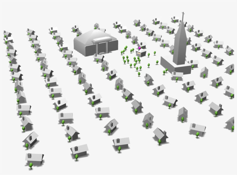 Small Village In Nowhere - Christmas Day, transparent png download