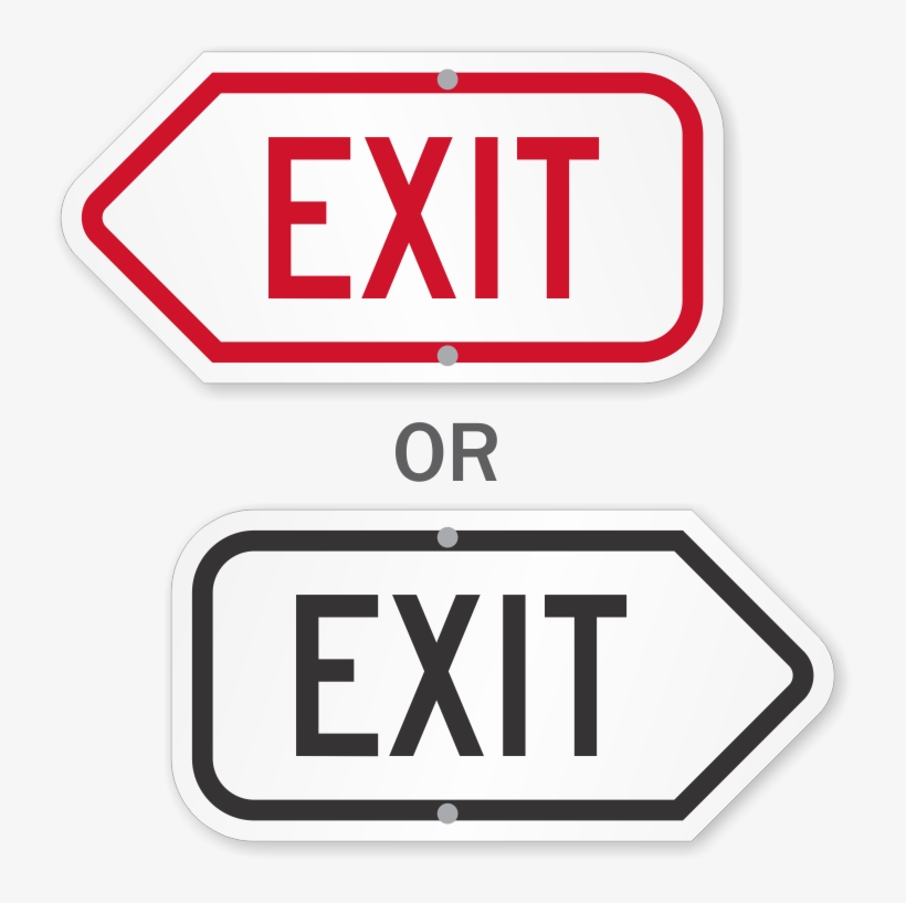 Zoom, Price, Buy - Exit Only Sign, transparent png download