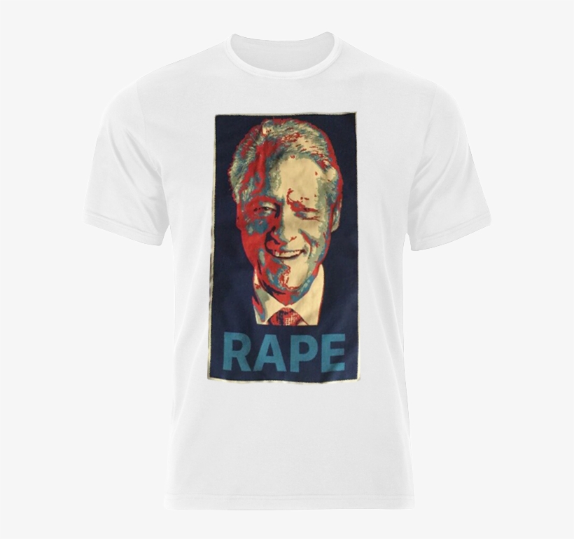 Bill Clinton Rape Shirt, transparent png download