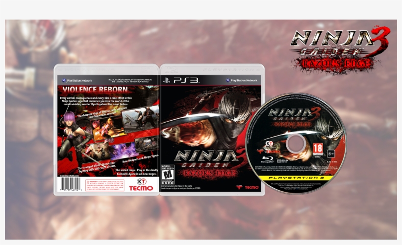 Ninja Gaiden 3 Razor´s Edge Ps3 Download - Tecmo Ninja Gaiden 3: Razor's Edge — Pre-owned - Playstation, transparent png download