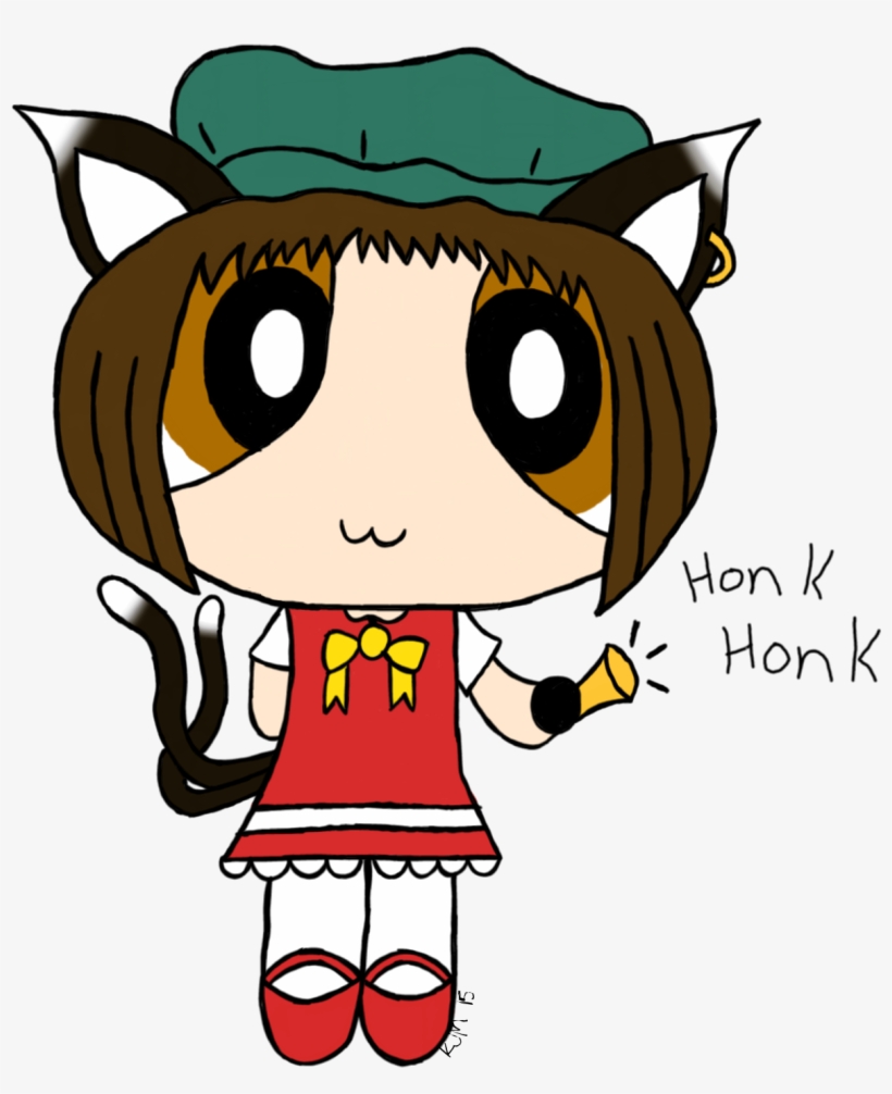 Chen Drawn In The Powerpuff Girls Art Style - Cartoon, transparent png download