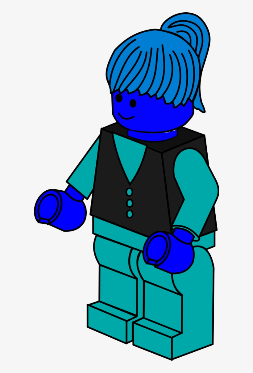 Lego Town Businesswoman - Lego Clipart, transparent png download