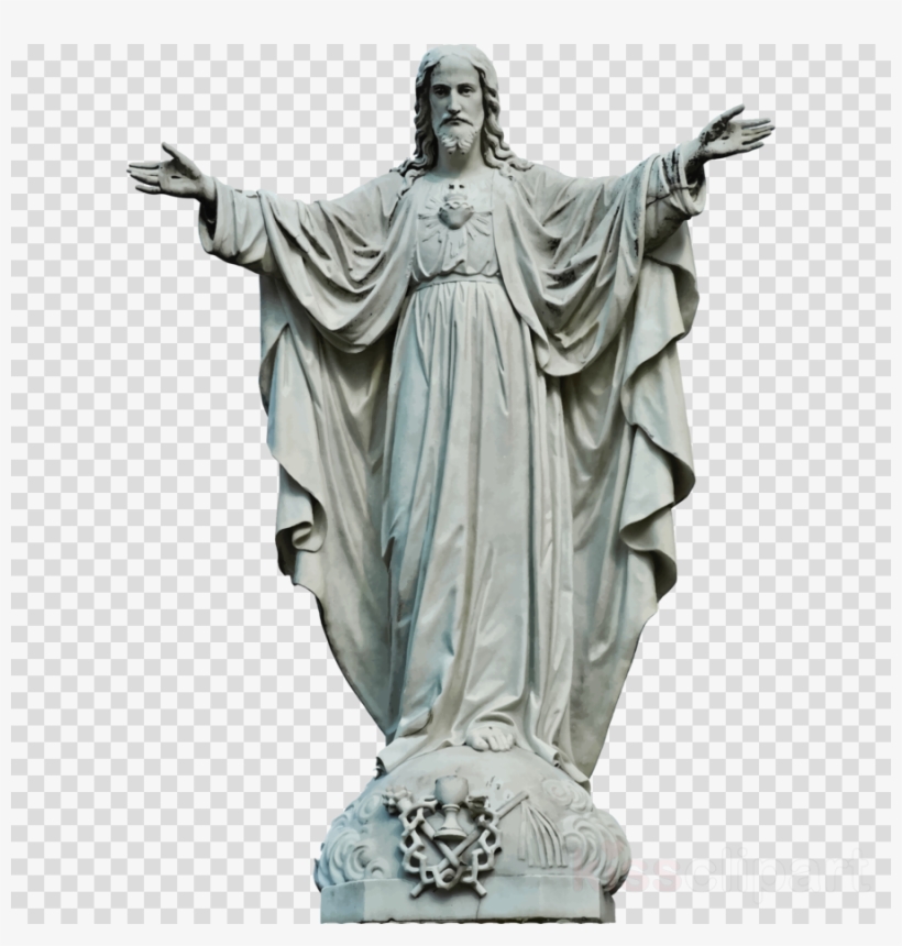 Jesus Statue Png Clipart Statue Christ The Redeemer - Jesus Christ's Statue, transparent png download