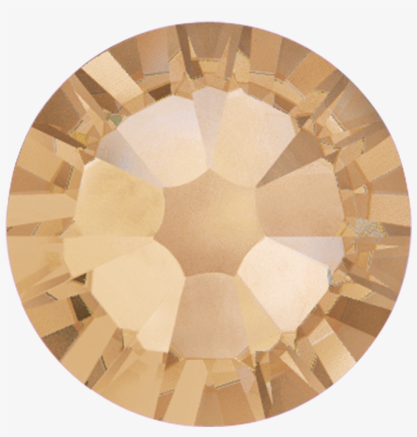 Swarovski 2058 Xilion Flatback Rhinestones Ss5 Crystal - Crystal Golden Shadow Swarovski, transparent png download