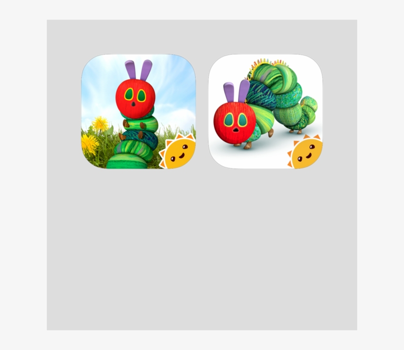 The Hungry Hungry Caterpillar Png Vector Library Download - My Very Hungry Caterpillar App, transparent png download