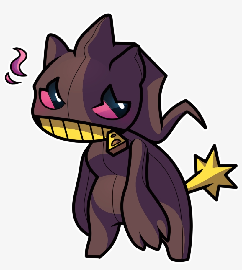 Drew A Lil' Grumpy Banette, transparent png download