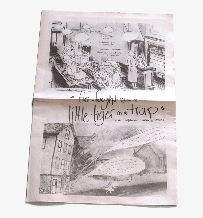 "he Fought Like A Little Tiger In A Trap" Is A Collaboration - Tiger, transparent png download