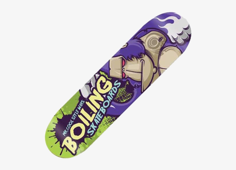 Skateboard Deck Boiling King Kong Longboard PNG Image Transparent