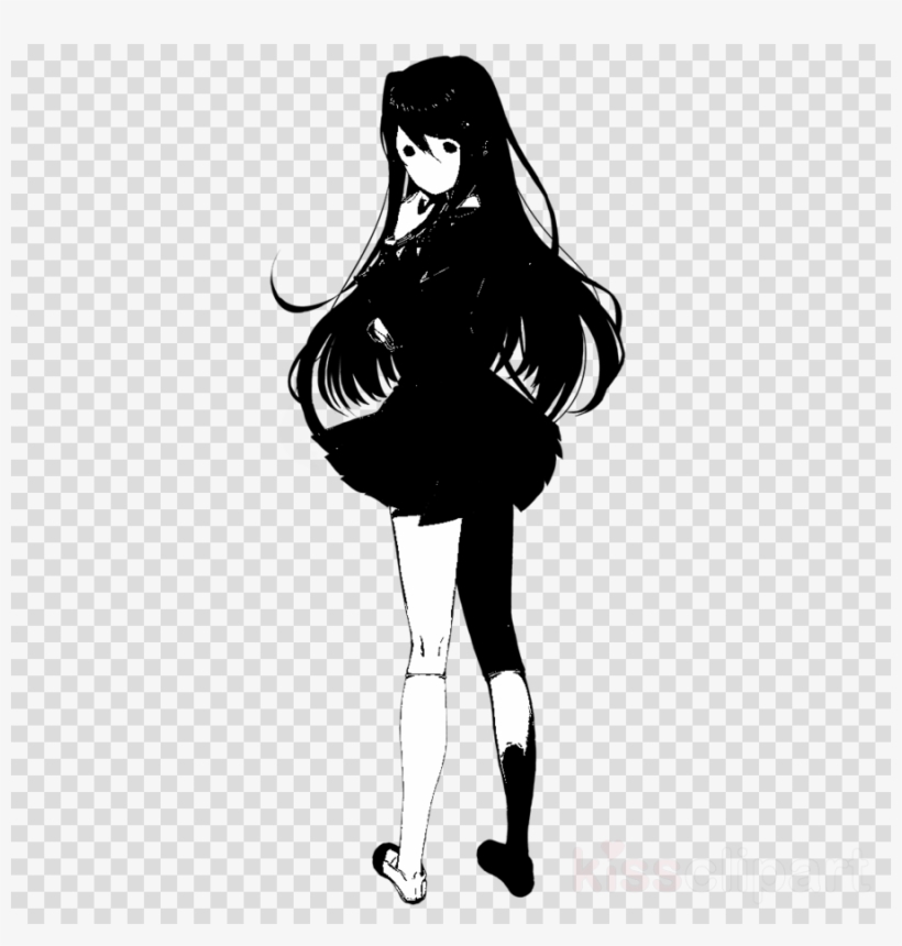 Download Doki Doki Yuri Ghost Clipart Doki Doki Literature - Doki Doki Literature Club Ghost, transparent png download