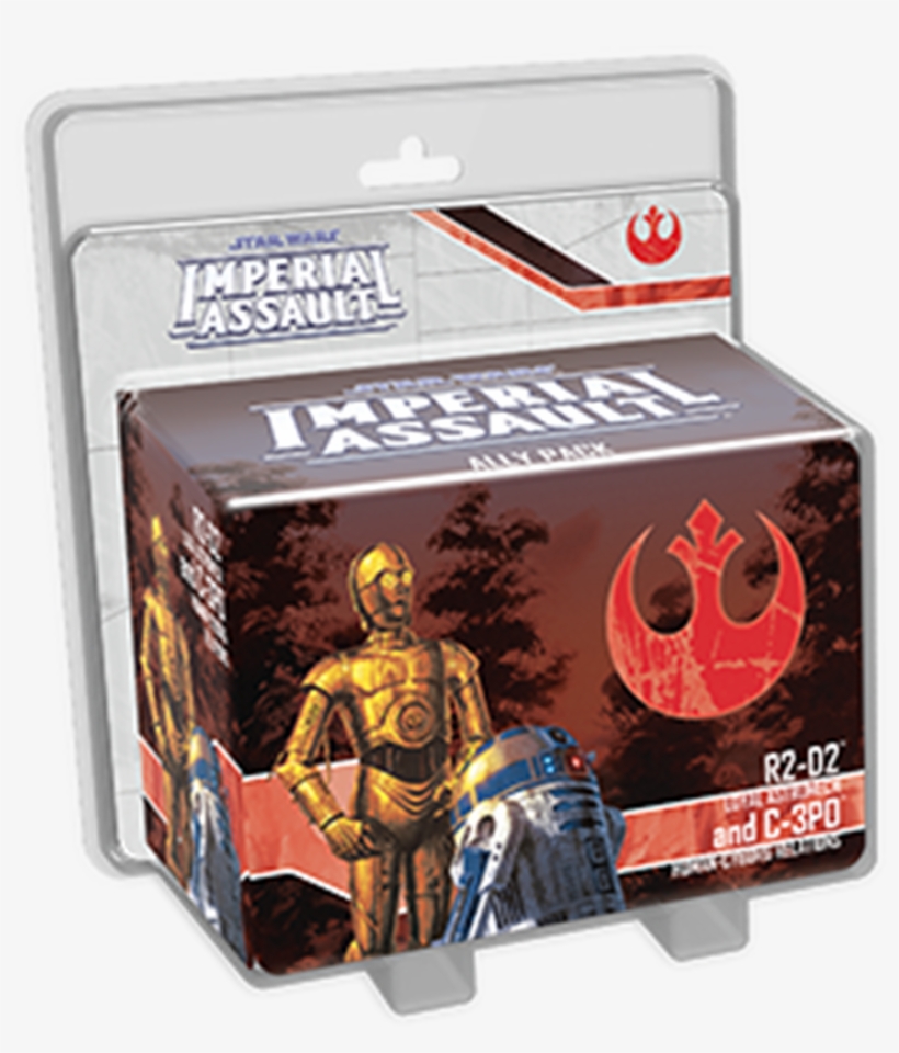 Star Wars Imperial Assault C3po R2-d2 Ally Pack - Star Wars Imperial Assault C3po, transparent png download