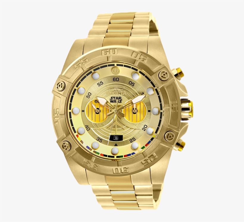 Model 26525 Jewelry - Invicta C 3po, transparent png download