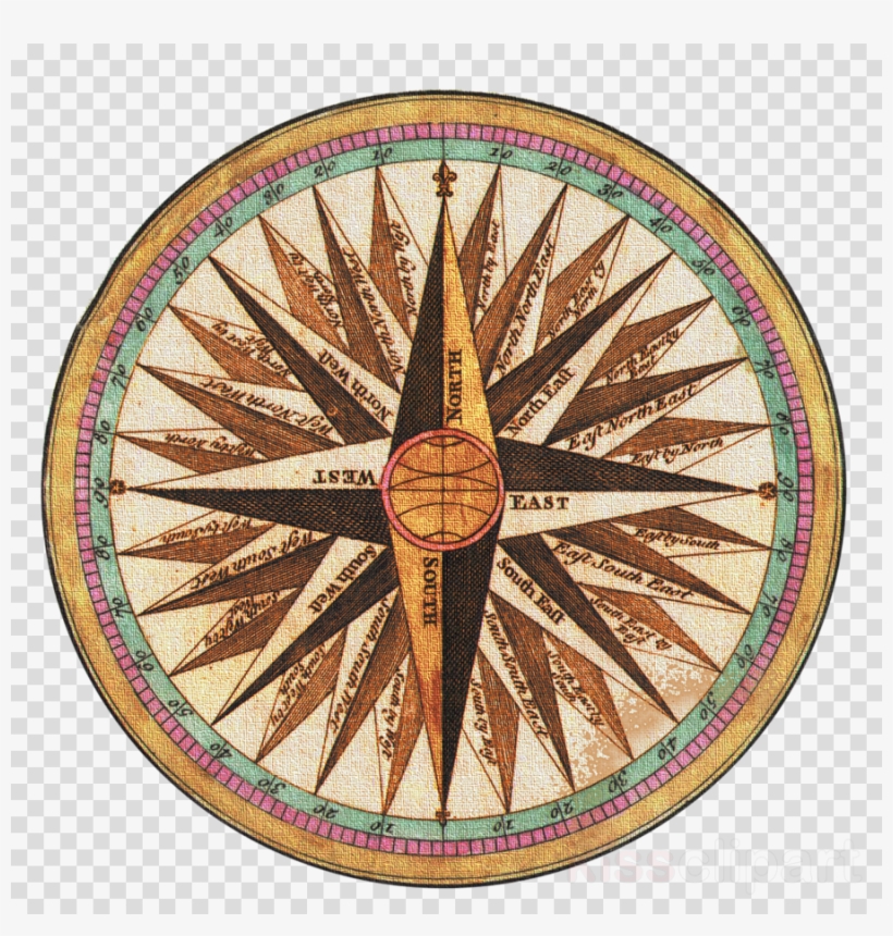 Vintage Compass Png Clipart Compass Ship - Vintage Charm Old Сompass Pendant Necklace Vintage, transparent png download