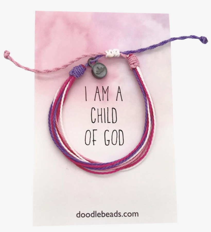 I Am A Child Of God Thread Bracelet - Bracelet Wax, transparent png download