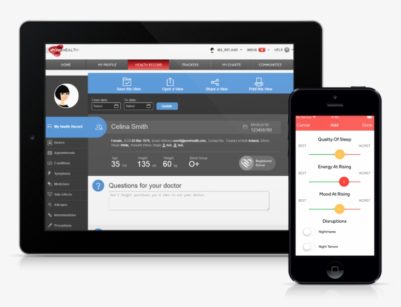 Pow Health Tablet Phone Image - Iphone 5, transparent png download