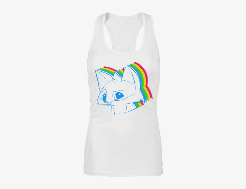 Rainbow Fox Tank - Fox Tank Company, transparent png download