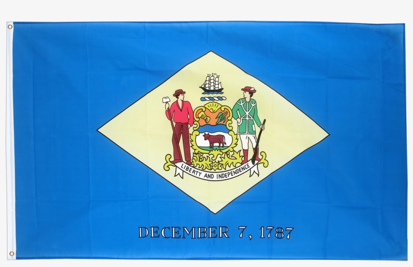 Sold Without Decoration - Cheap Delaware Flag - 2x3 Ft, transparent png download