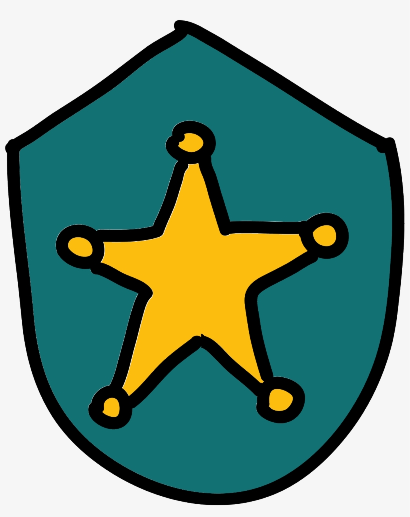 Police Badge Icon - Emblem, transparent png download