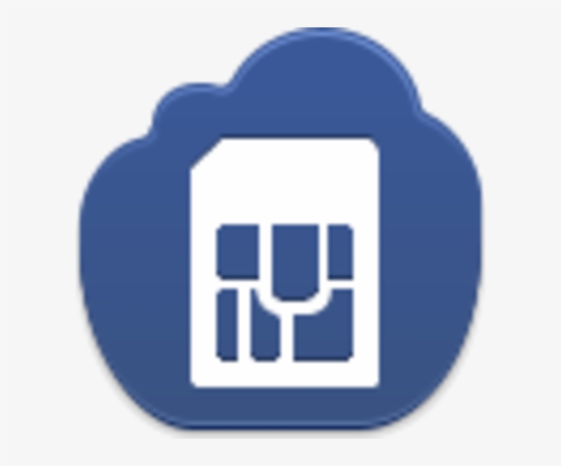 Sim Card Icon - Facebook, transparent png download