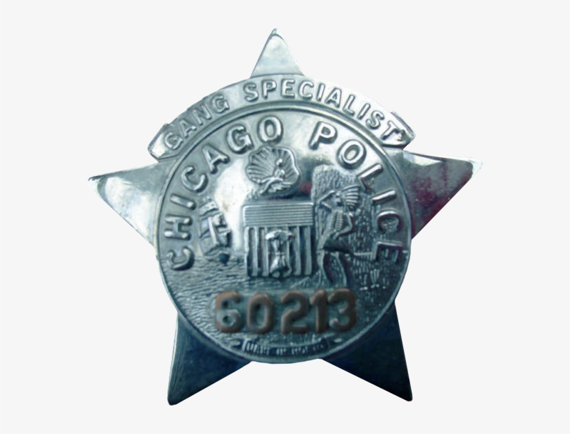 Chicago Police Gang Specialist Star - Chicago Police Gang Specialist, transparent png download