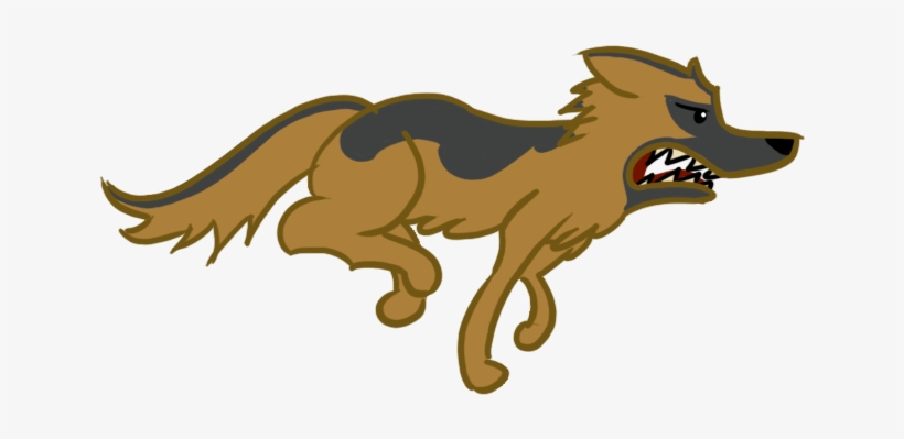 Drawn German Shepherd Mean - German Shepherd, transparent png download